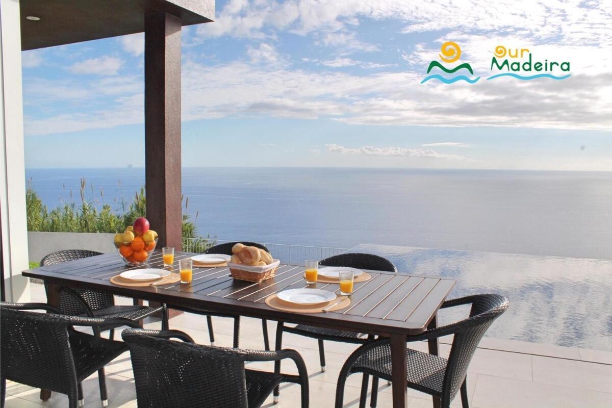 Villa Ourmadeira - Cliffscape, Panoramic Seaviews à Estreito Da Calheta Extérieur photo